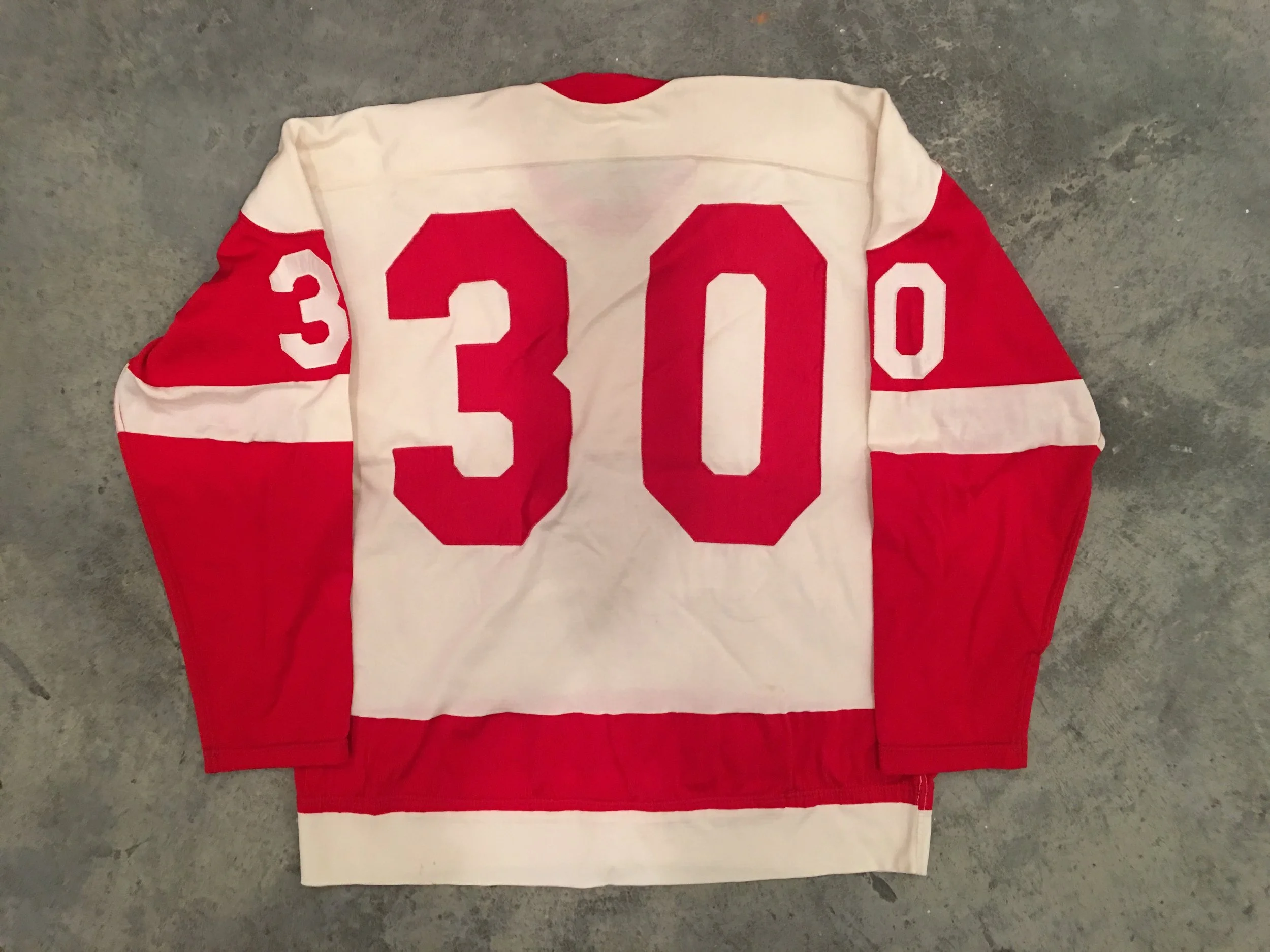 Terry Sawchuk Red Wings Game Worn Goalie Jerseys